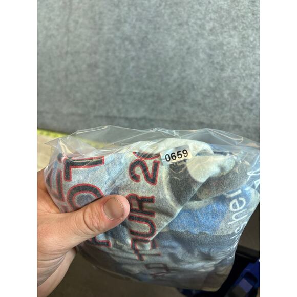 Vintage David Lee Roth World Tour 2002 Shirt XL Beige Graphic Rock Music Tee USA - Picture 9 of 9